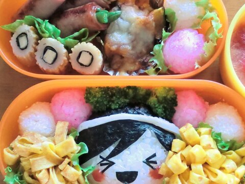 こどものお弁当★運動会がんばれ応援団